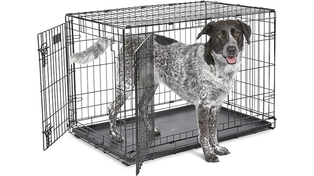 36 inch folding dog crate