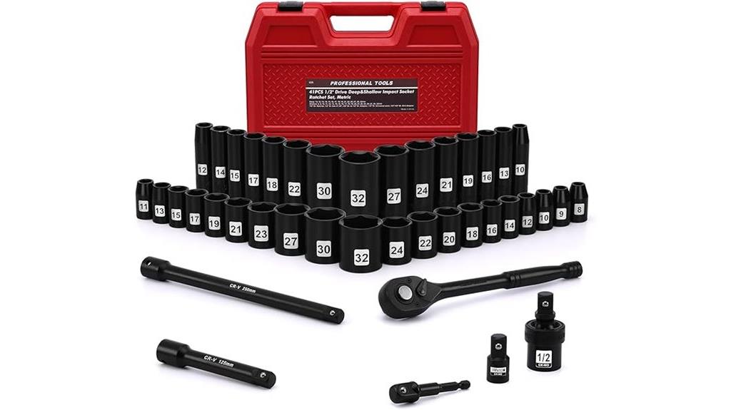 41 piece socket wrench set