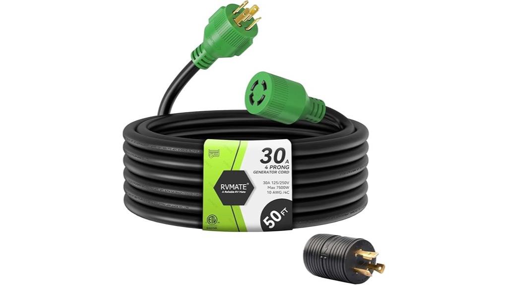 50 foot 30 amp extension cord
