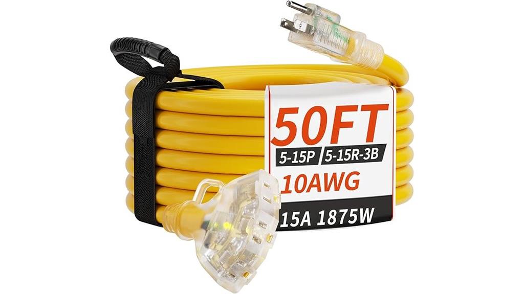 50 ft outdoor extension cord