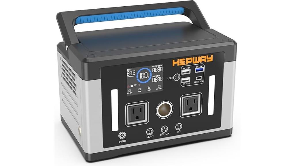 700w solar generator capacity