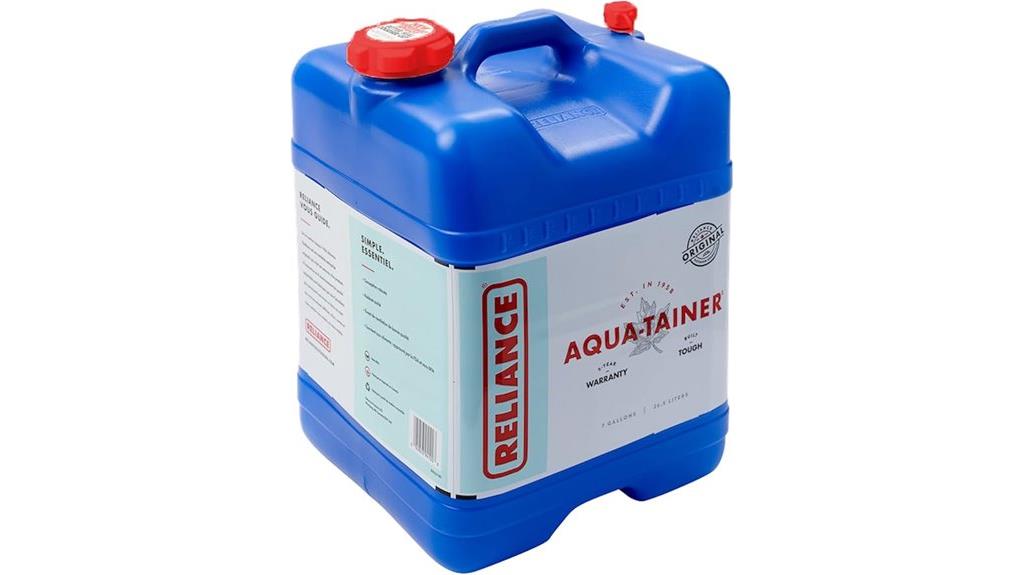 7 gallon reliance water container