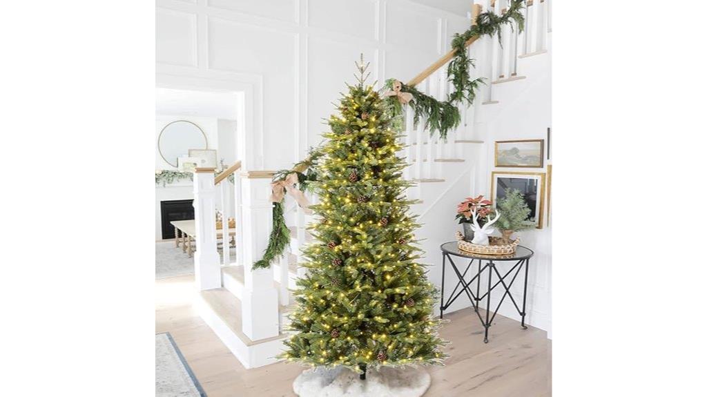 7ft prelit christmas tree