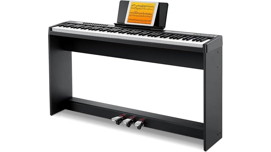 88 key digital piano set