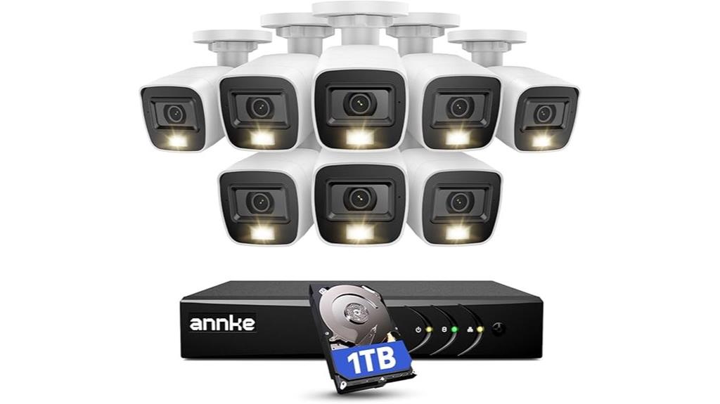 8 camera wired security system