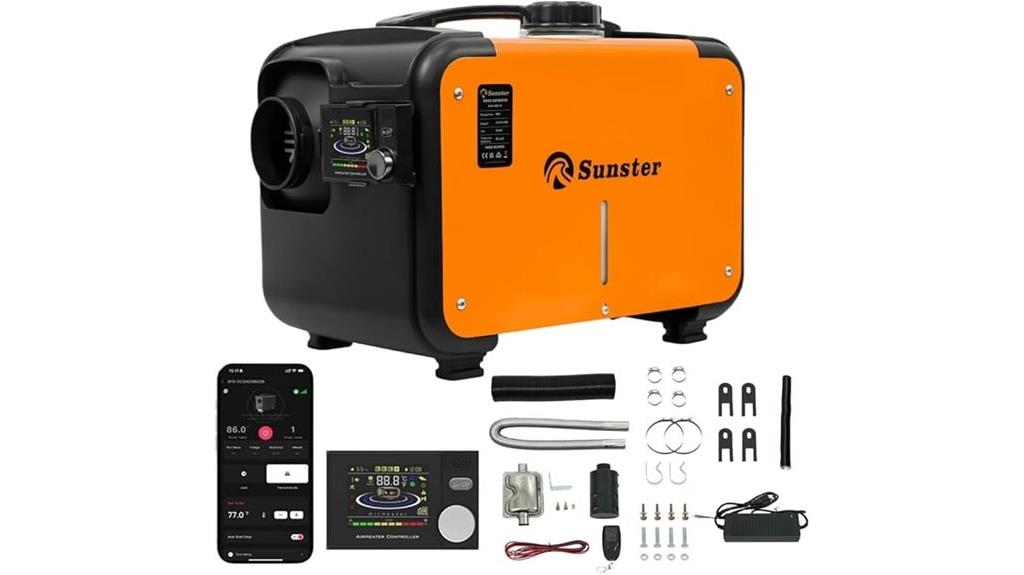 8kw diesel heater with lcd