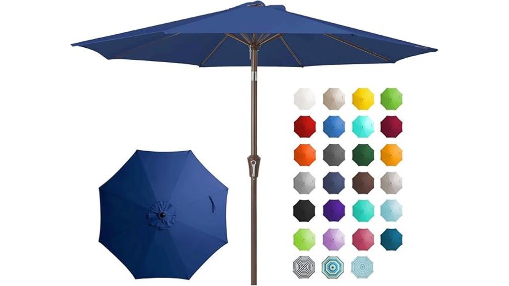 9ft patio umbrella with tilt