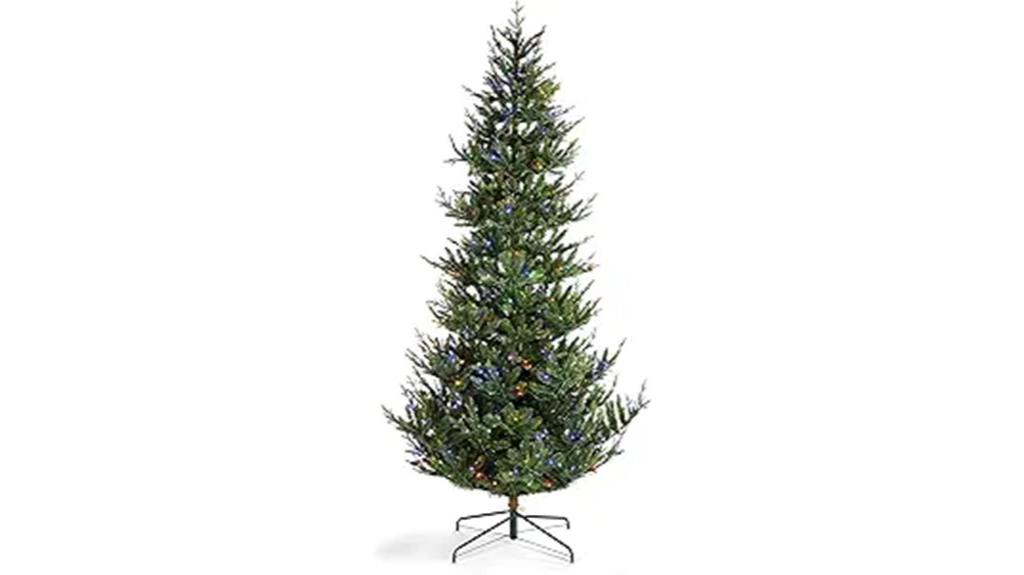 9ft pre lit artificial christmas tree