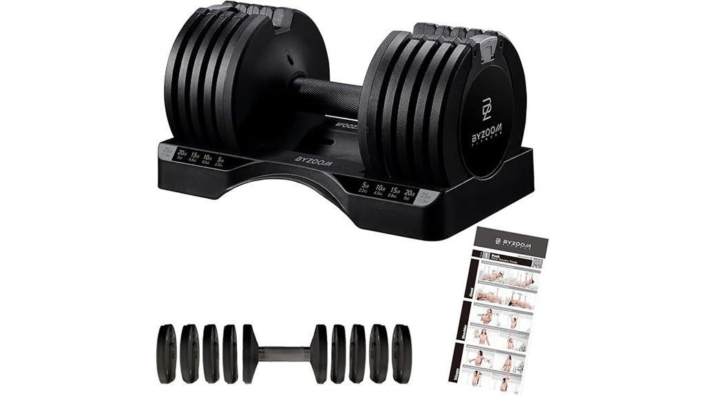 adjustable dumbbell set