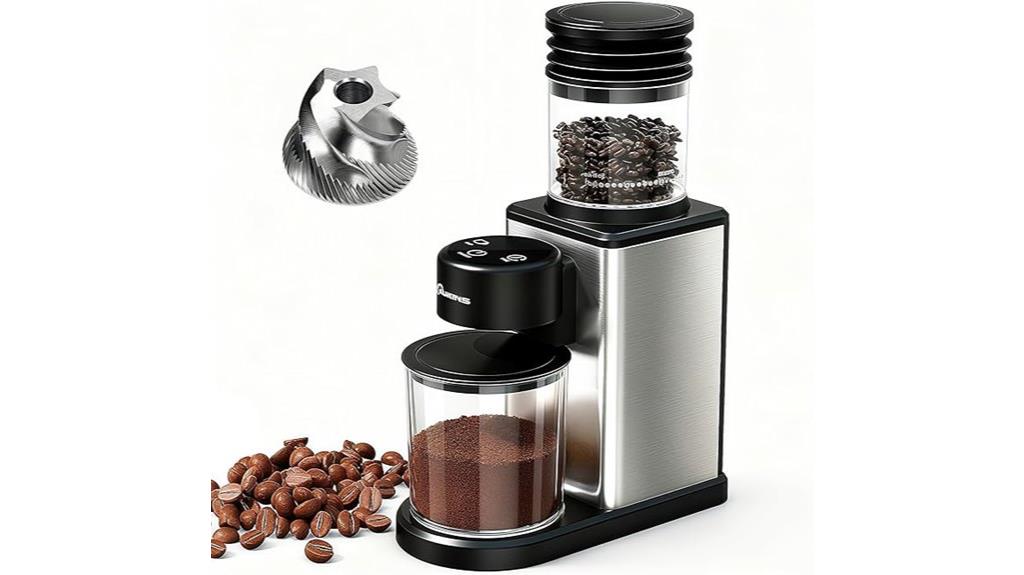 adjustable electric burr grinder