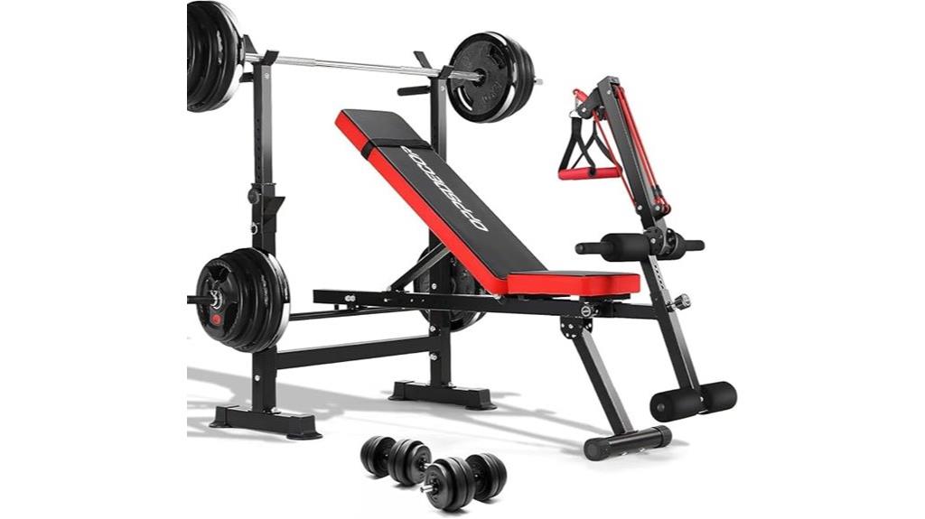 adjustable home gym bench