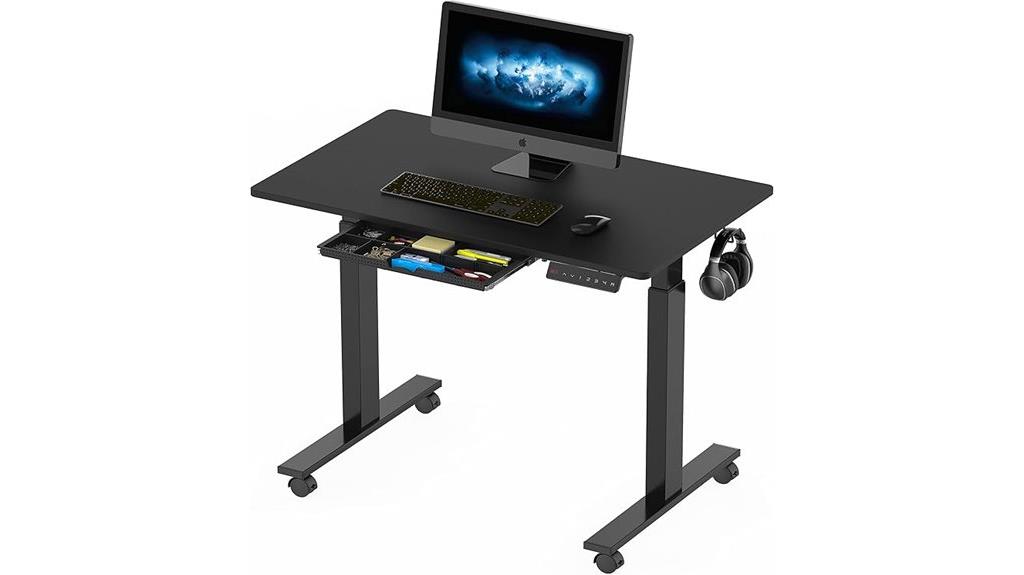 adjustable sit stand desk