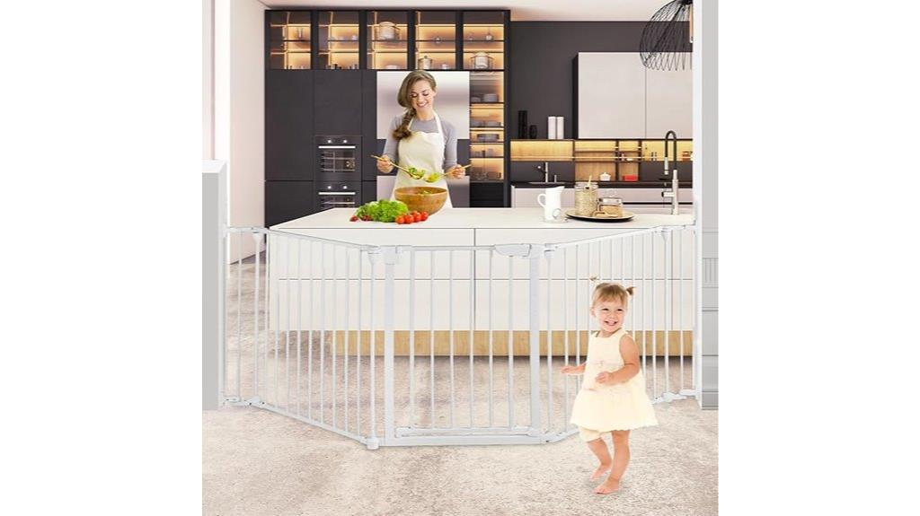 adjustable wide baby gate