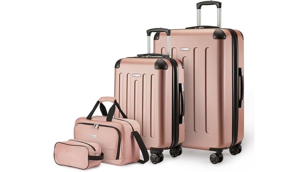 affordable four piece luggage set