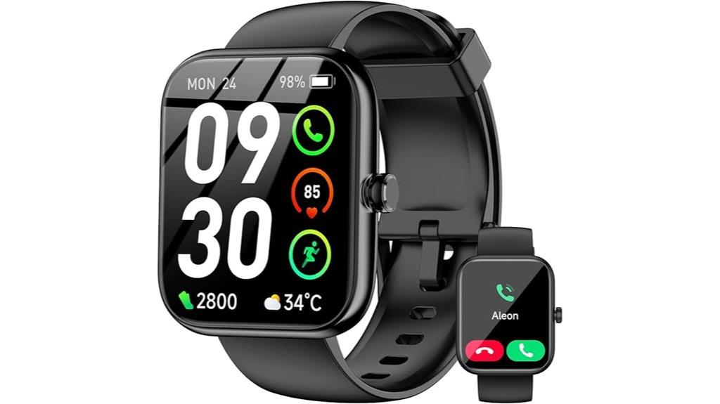 alexa enabled touchscreen fitness watch