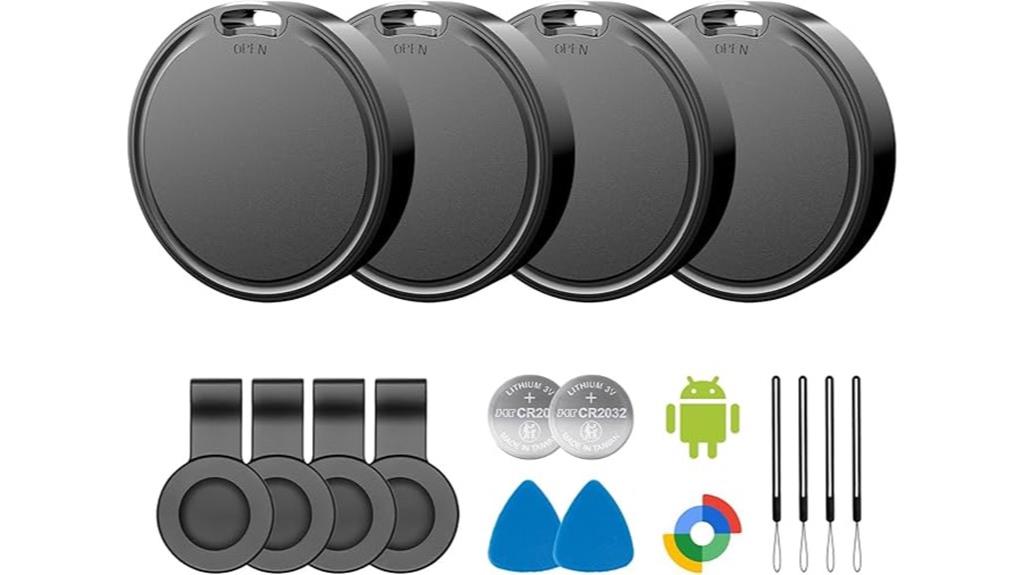 android compatible four pack trackers