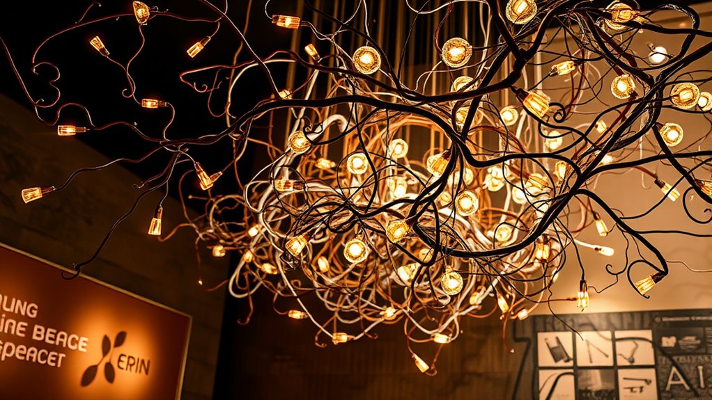 artistic three dimensional lighting