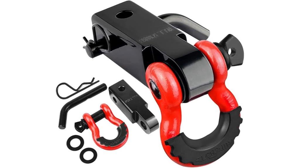 auto tow hitch with shackle