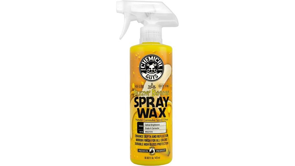 banana scented spray wax