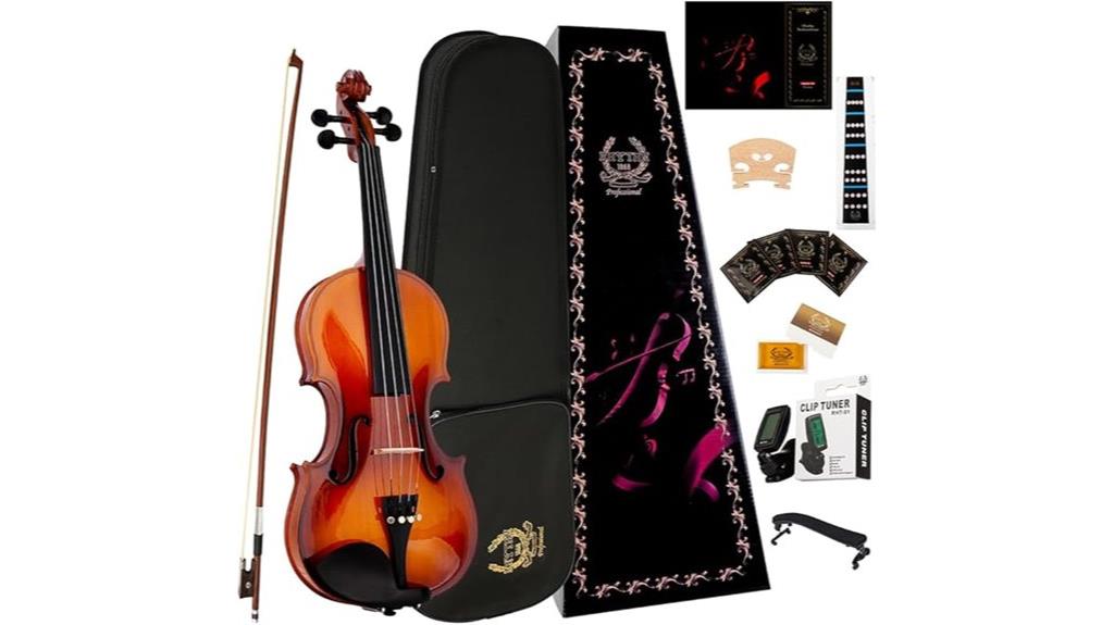 beginner violin set bundle