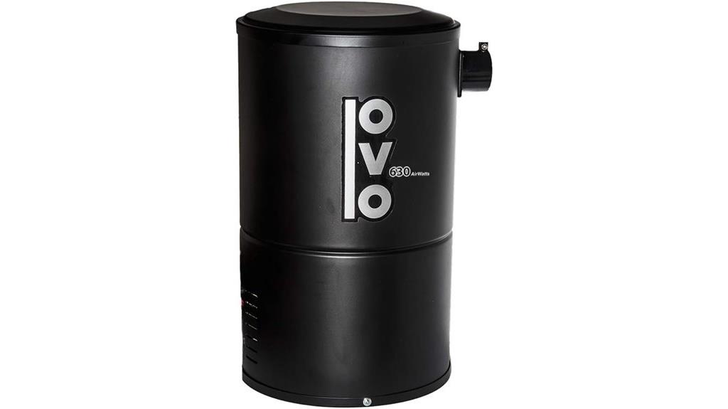 black central vacuum