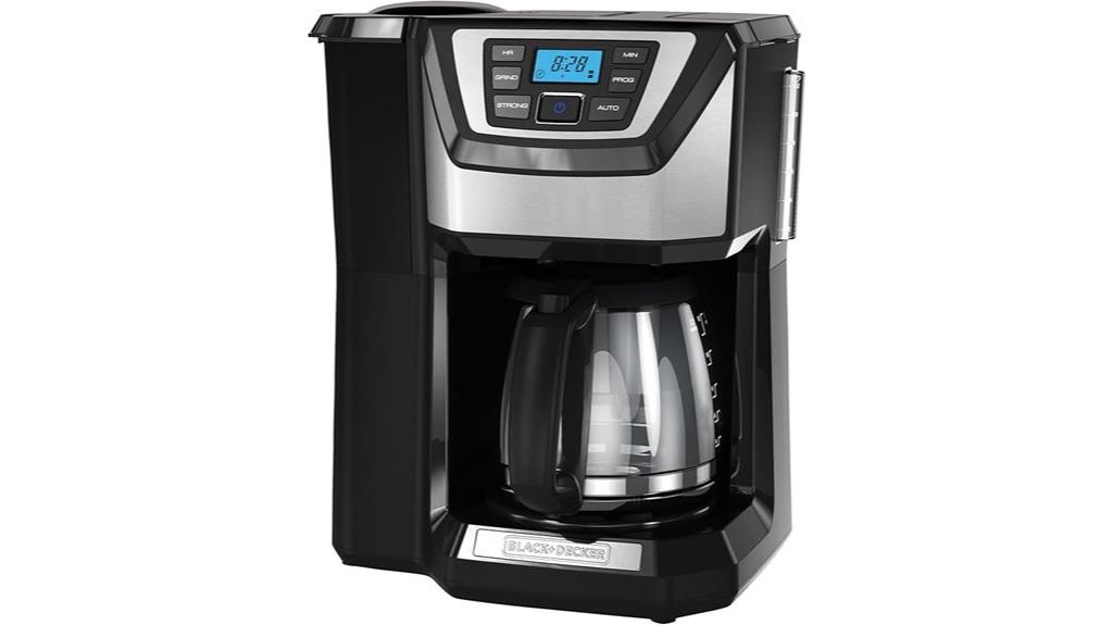 black decker grind brew coffee maker