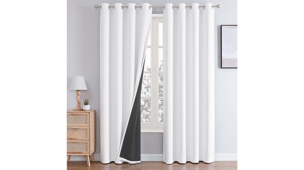 blackout curtain panel set