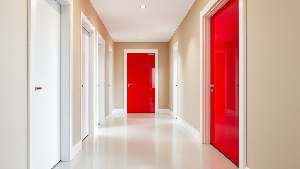 bold red door transformation