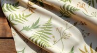 botanical prints natural fibers