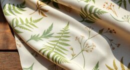 botanical prints natural fibers