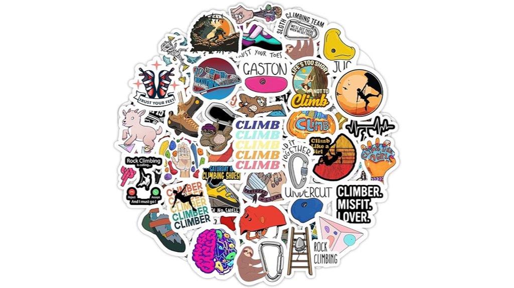 bulbacraft climbing sticker set