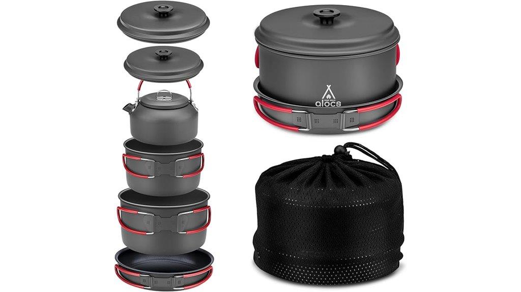 camping cookware for outdoors