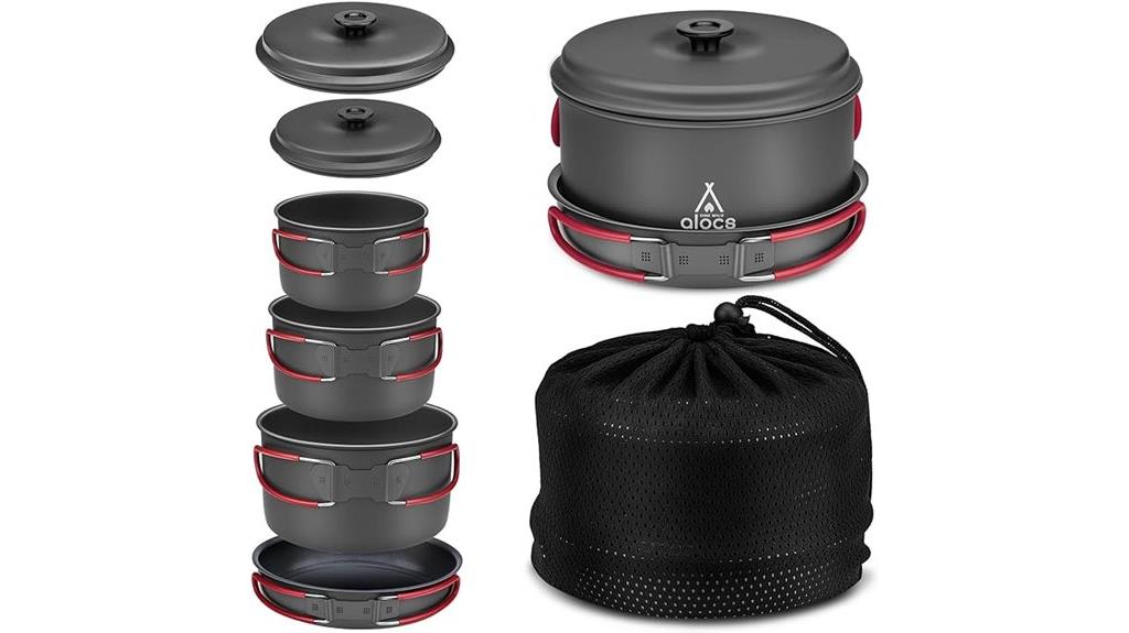 camping cookware for outdoors