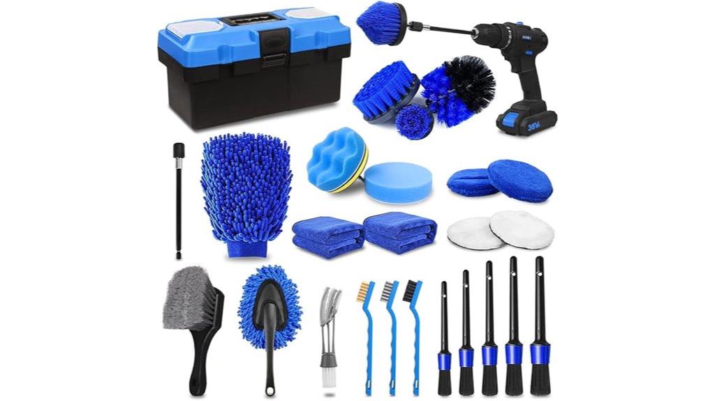 car detailing brush set