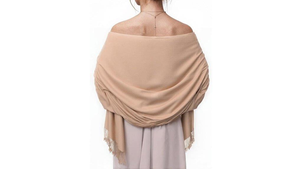 cashmere feel pashmina shawl
