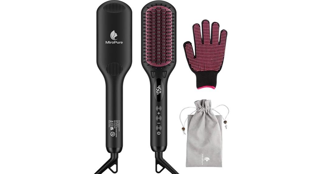 ceramic ionic straightening brush