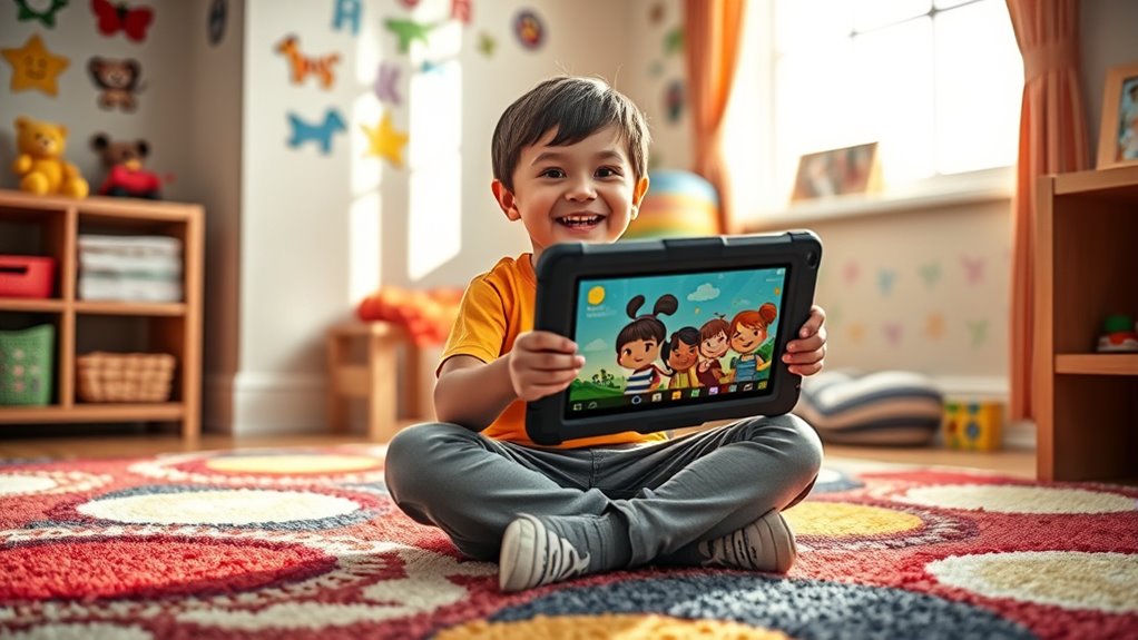 child friendly tablet features
