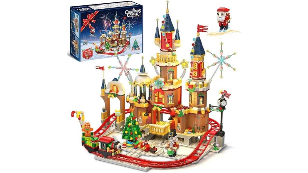 christmas castle roller coaster