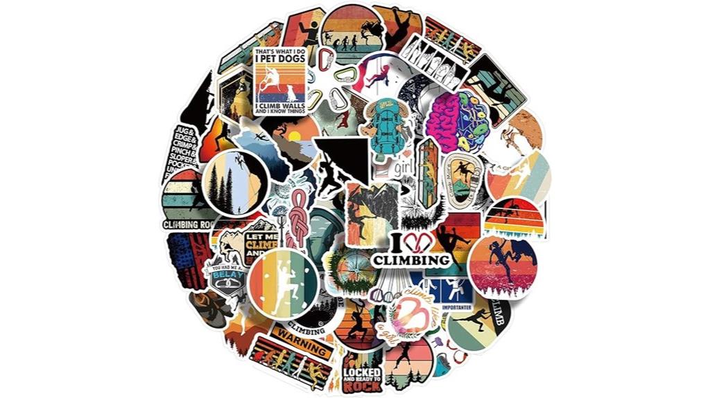 climbing stickers for outdoors