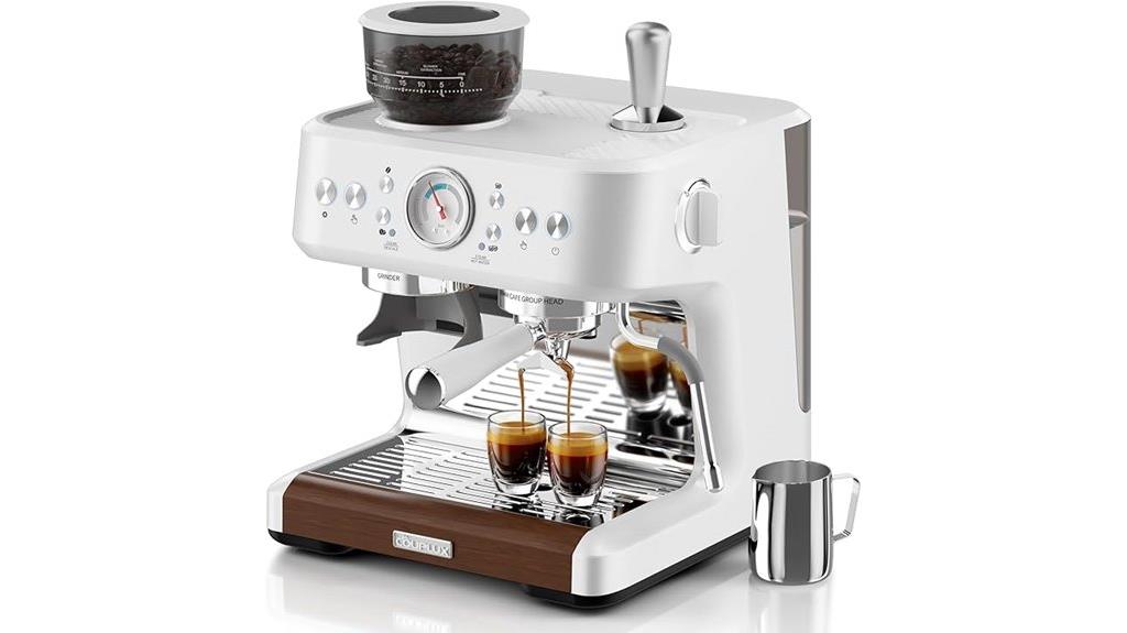 coffee maker with grinder