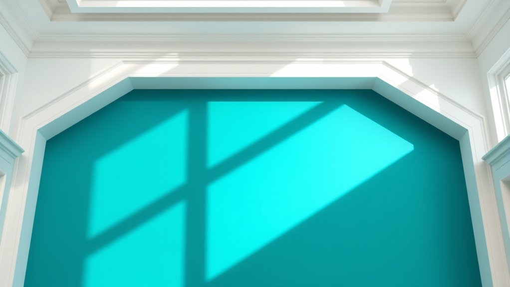 colorful trim and wall pairings