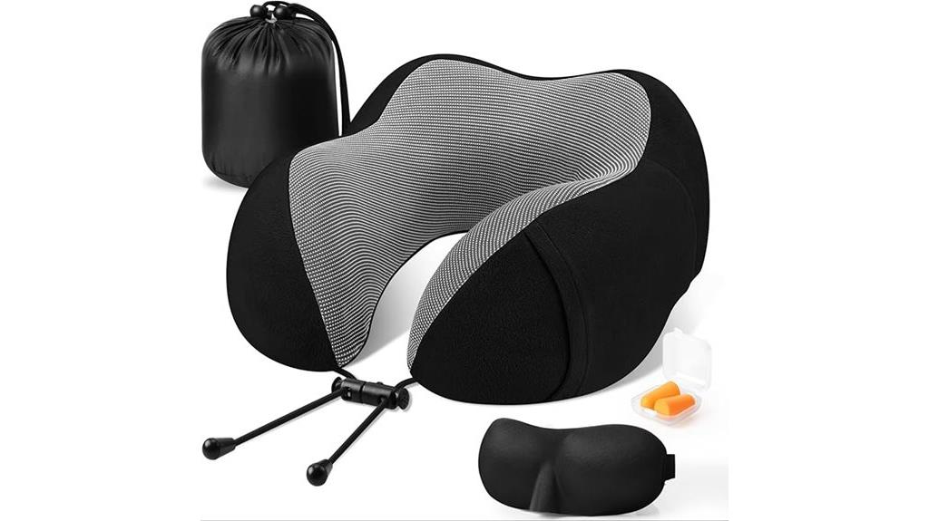 comfortable memory foam neck pillow