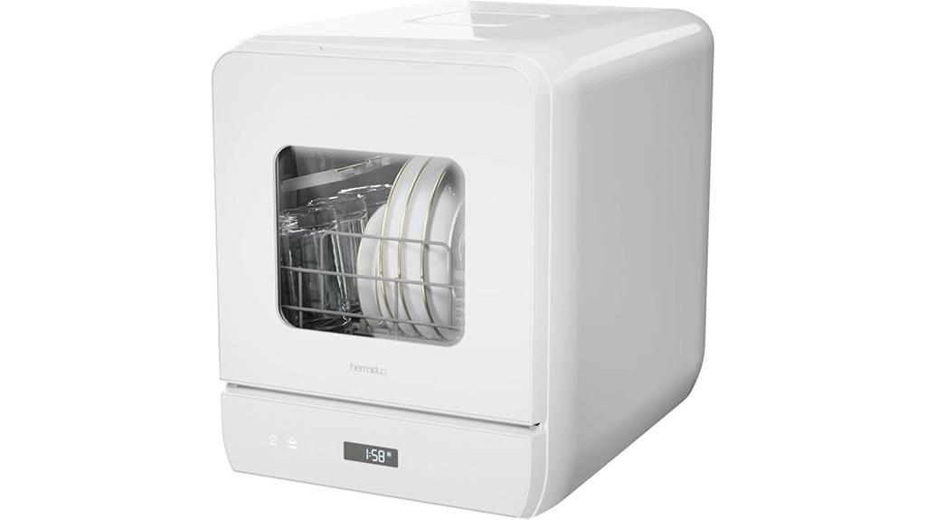compact dishwasher with multiple cycles