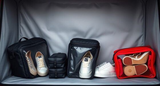 compact travel shoe organizers