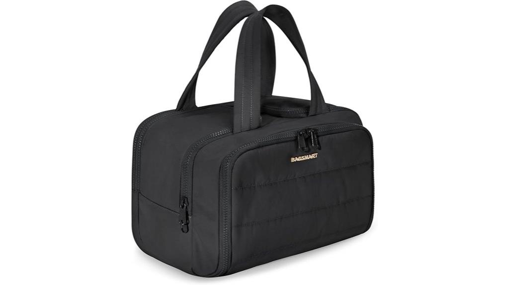 compact travel toiletry organizer
