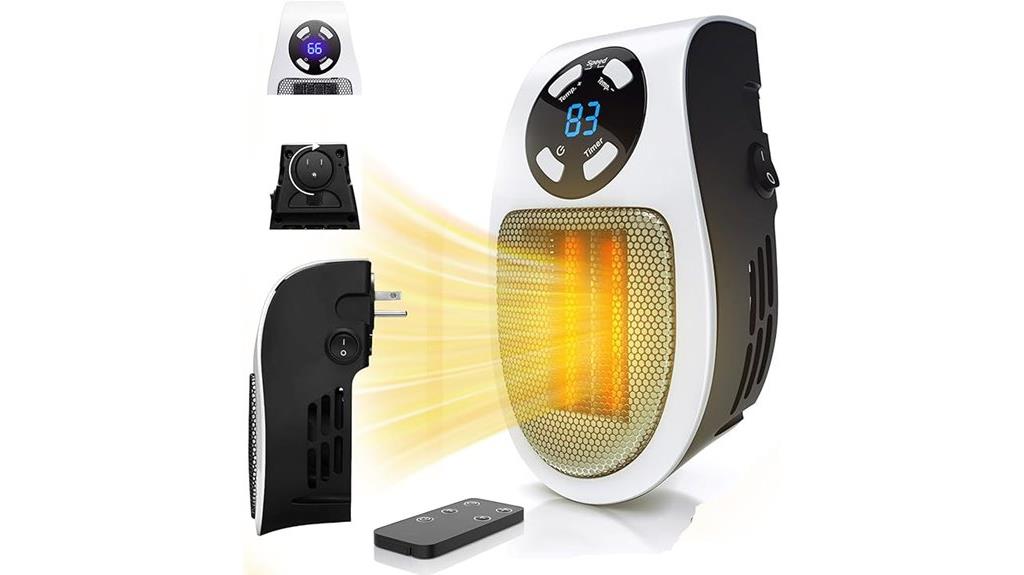 compact wall mounted heater