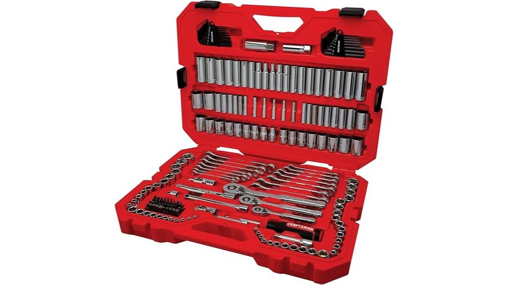 comprehensive 189 piece tool set