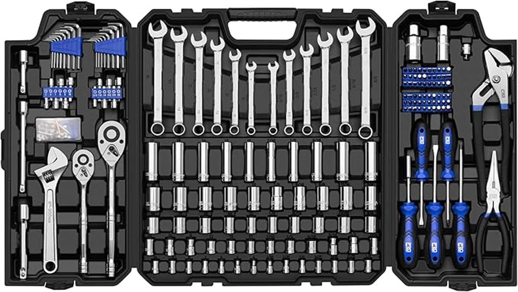 comprehensive 240 piece tool kit