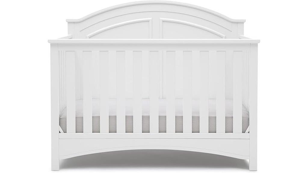 convertible crib with six features