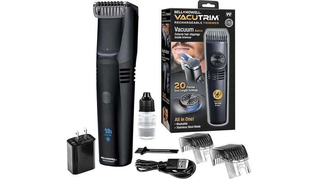 cordless rechargeable beard trimmer
